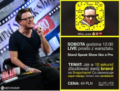 Zapis VOD z warsztatu LIVE "Moduł: SNAPCHAT"