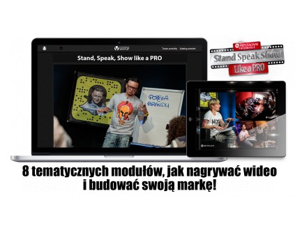 Zapis VOD warsztatu "Stand Speak Show Like a PRO!" 4.0 (przedsprzedaż)
