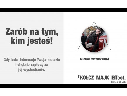 Zapis VOD warsztatu: "Zarób na tym, kim jesteś!" (przedsprzedaż)