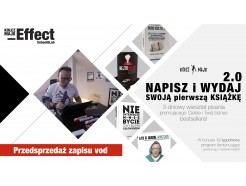 Zapisu VOD i MP3: "Napisz i wydaj swoją pierwszą książkę 2.0"