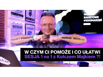 Private LIVE stream - szkolenie VIP/ konsultacja/ LIVE show/ - audio/video z Kołczem Majkiem