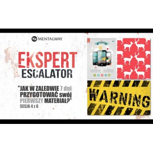 Zapis VOD webinara Ekspert Escalator "Najprostszy i najtrudnieszy element Ekspertyzy"